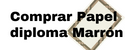comprar papel para imprimir diploma o certificado de color marrón